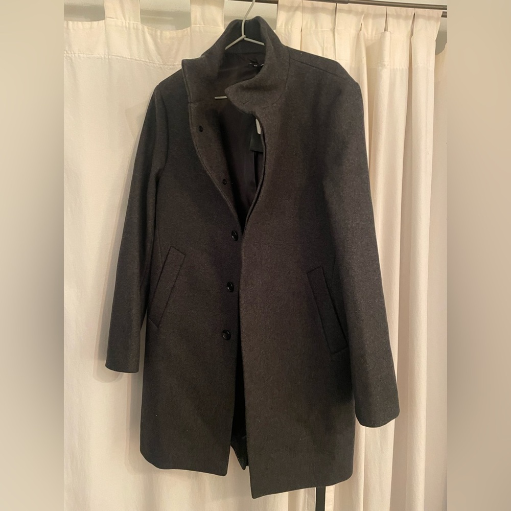Club Monaco Peacoat- funnel neck